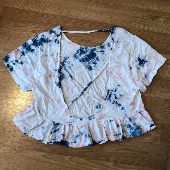 💙tie dye T-shirt from Emma and Sam size xs - Picture 2 of 3
